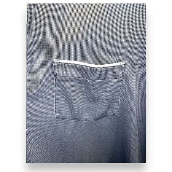 Gray Peter Millar Summer Comfort Golf Polo Shirt Size L - Picture 3 of 11